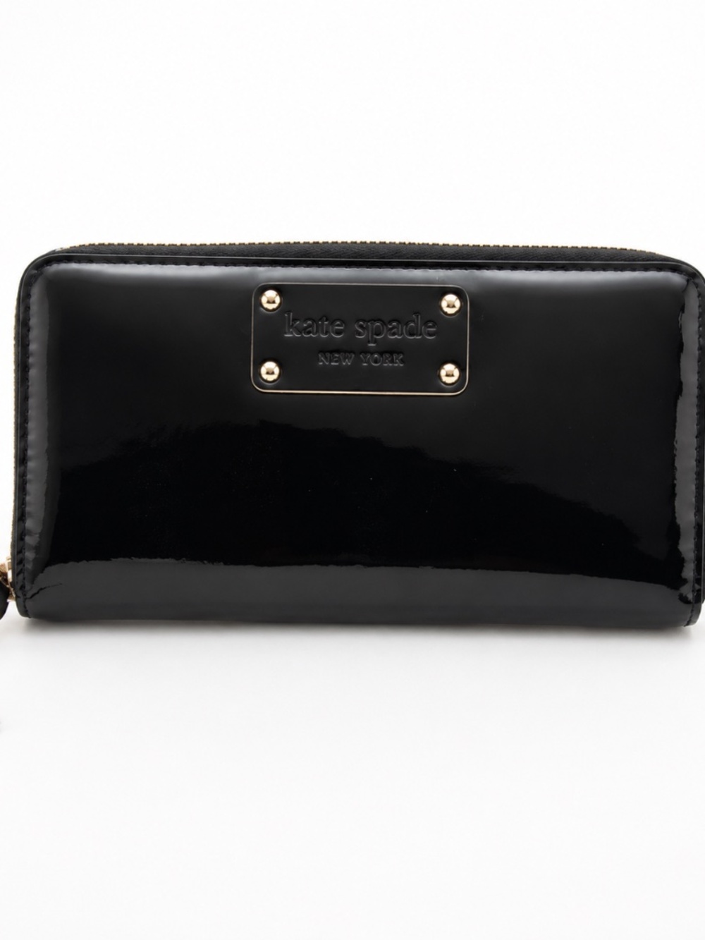 KATE SPADE Pasadena Patent Leather Black Wallet NWT